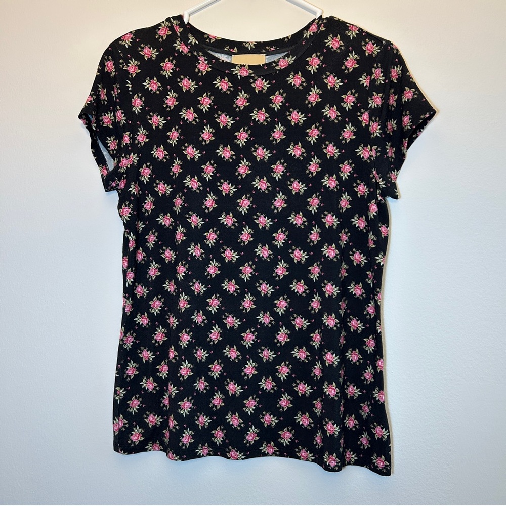 Elie Tahari Floral Pattern Top Size Medium